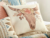 Southwest Dream Skull Pillow
