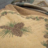 Pinecone Patch Throw