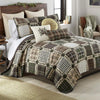 Pine & Plaid Patches Quilt Set - Cal King