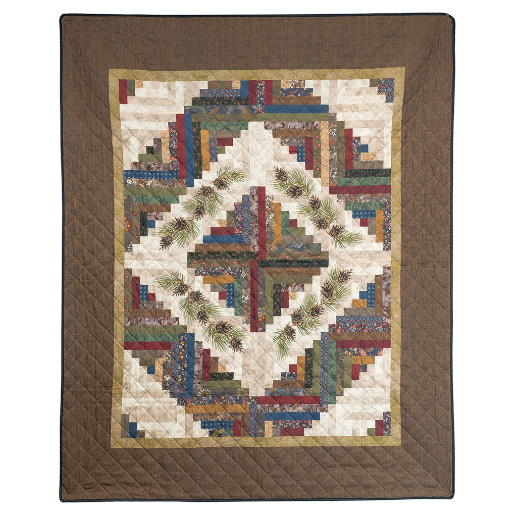 Serenity Pinecones Throw
