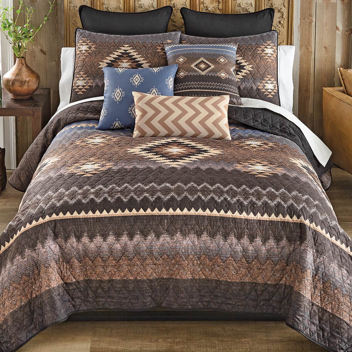 Southwestern Horizon Quilt Bed Set - Queen