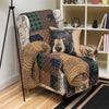 Black Bear & Pines Chair Cover