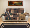 Black Bear & Pines Oversized Sofa Cover