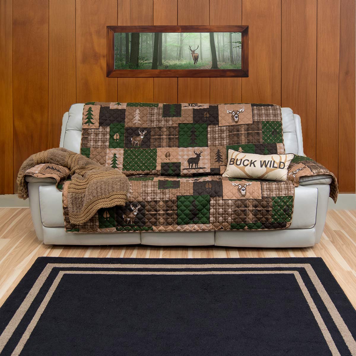 Deer Wilderness Oversized Sofa Cover