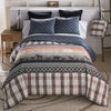 Wildlife Sunrise Quilt Bed Set - King