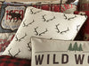 Antler Accent Pillow