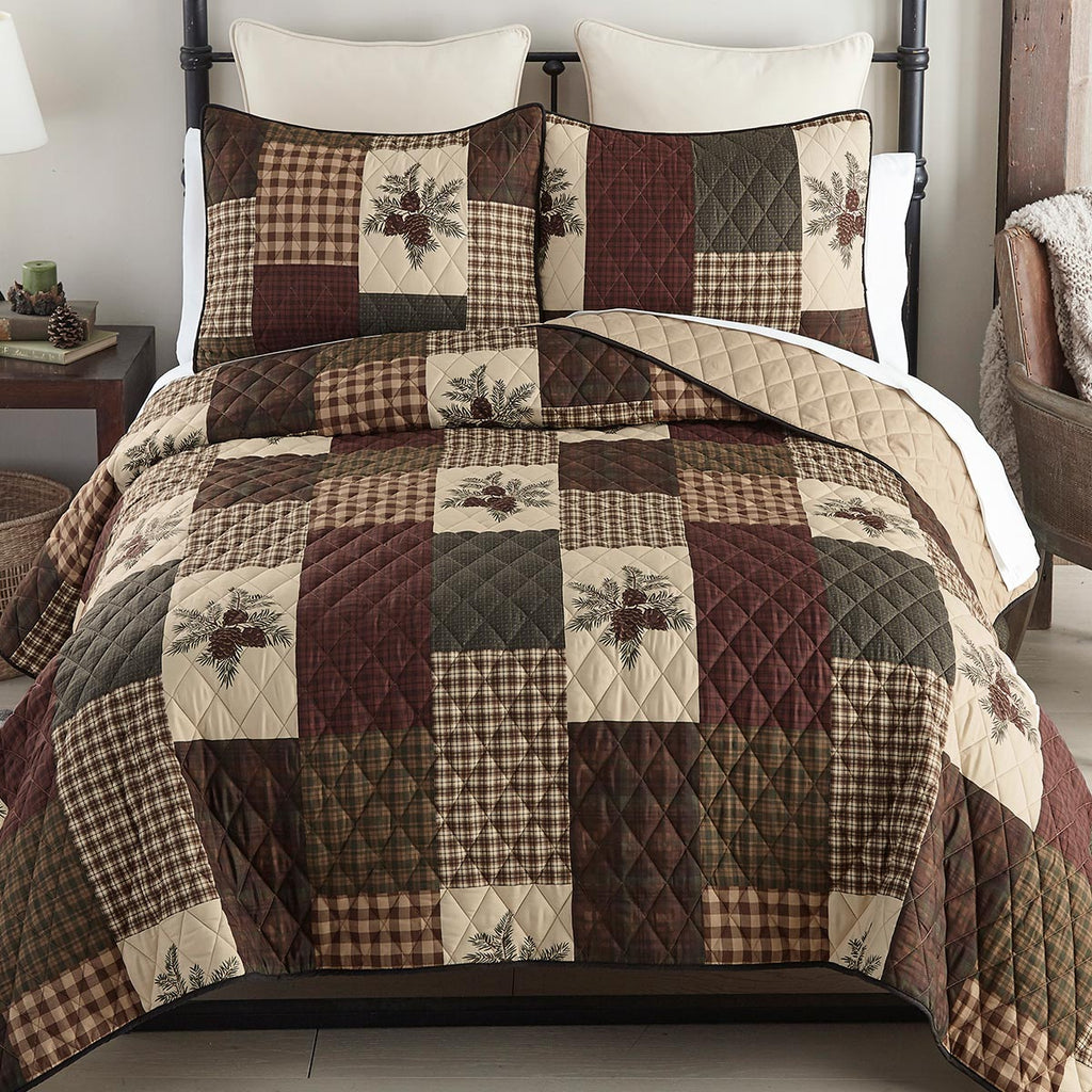 Pine Crest Quilt Bed Set - King