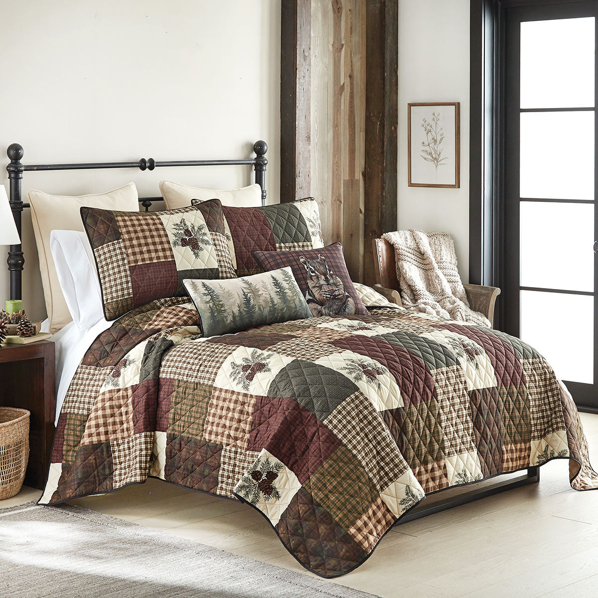 Pine Crest Quilt Bed Set - King