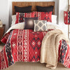 Crimson Canyon Quilt Bed Set - King