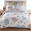 Tribal Diamonds Quilt Bed Set - Queen