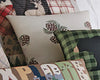 Pinecone & Plaid Reversible Pillow
