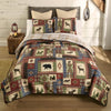 Lakeside Wilderness Bear & Moose Quilt Bed Set - Queen- SALE