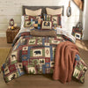Lakeside Wilderness Bear & Moose Quilt Bed Set - King- SALE