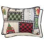 Holiday Cabin Quilt Bed Set - King