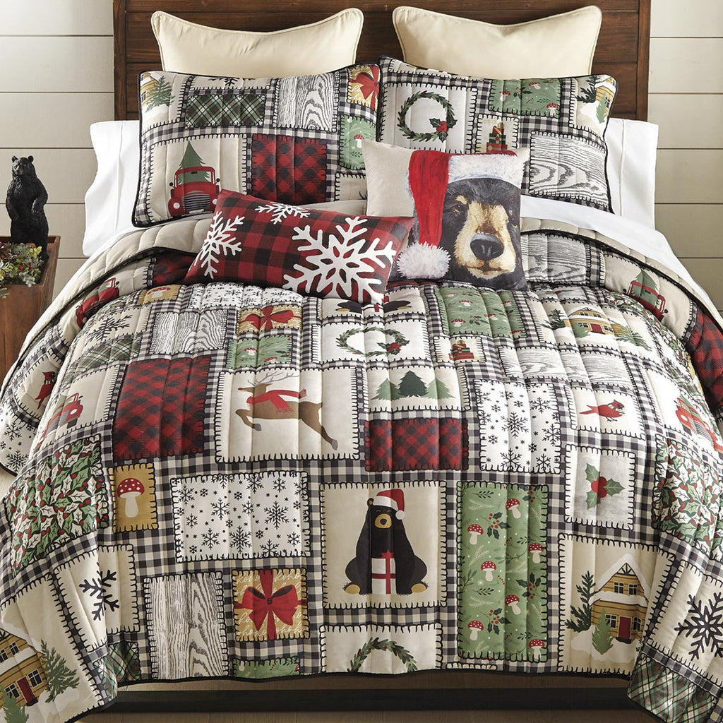 Holiday Cabin Pillow Set