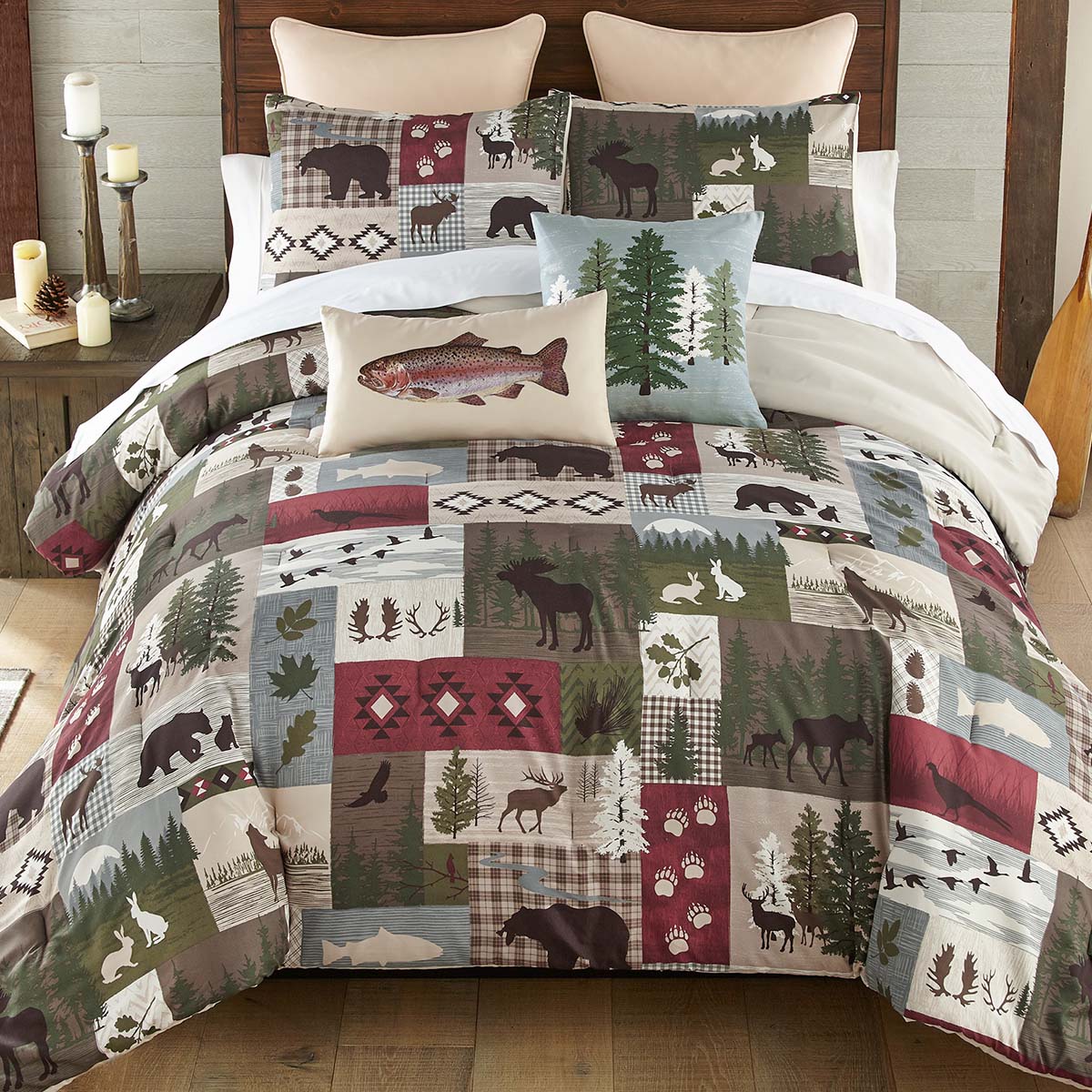 Woodland Wildlife Comforter Bed Set - Queen
