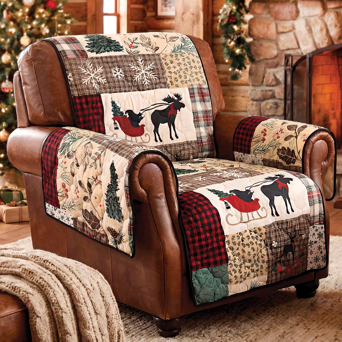 Holiday Lodge Chair Cover