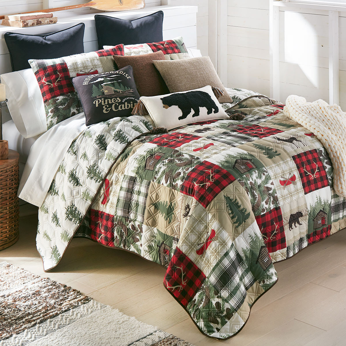 Cabin Ridge Quilt Bed Set - Twin