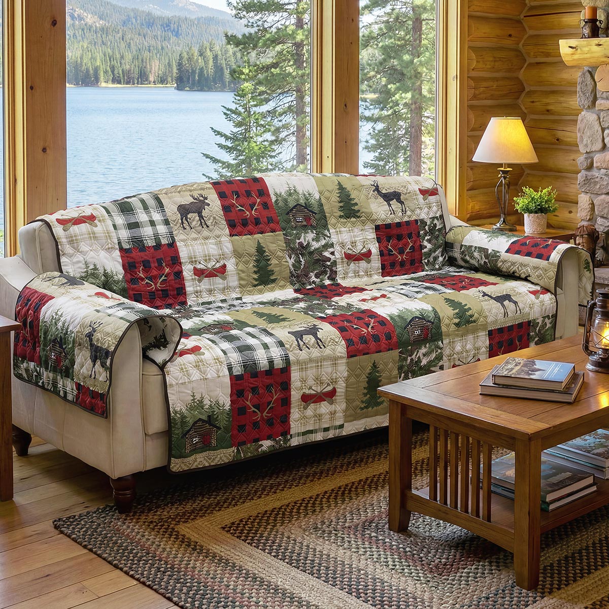 Woodland Wildlife Sofa Cover