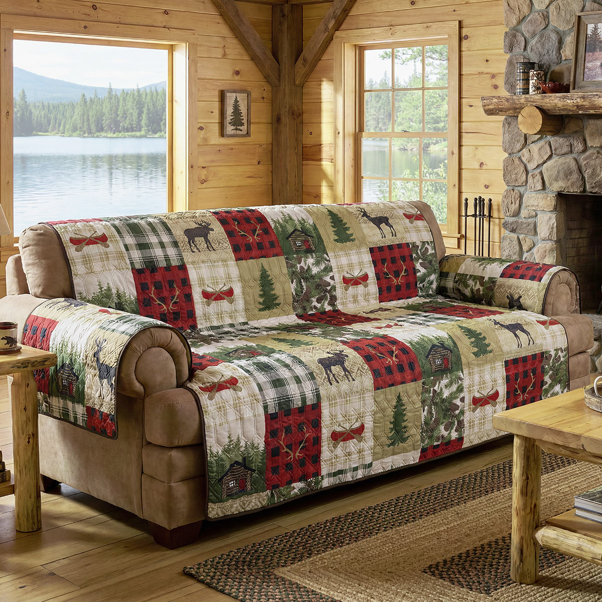 Woodland Wildlife Oversized Sofa Cover