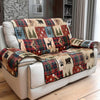 Lodge Patches Loveseat Cover