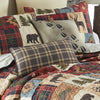 Bear & Moose Patchwork Pillows - Set of 2