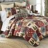 Bear & Moose Patchwork Pillows - Set of 2