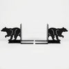 Walking Bear Metal Bookends