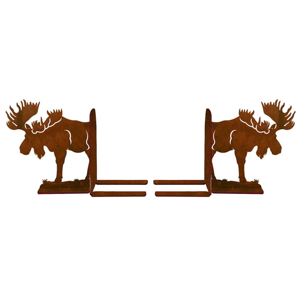 Moose Metal Bookends