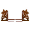 Pinecone Duo Metal Bookends