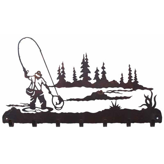 Fly Fisherman Key Chain Holder