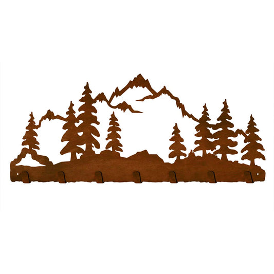 Forest Mountains Key Chain Holder