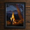 At the Campfire Personalized Framed Print