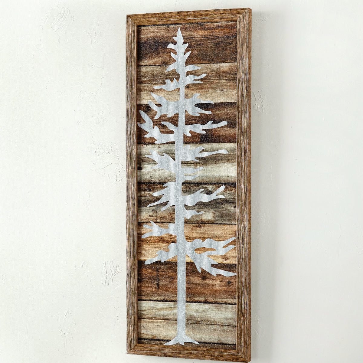 Rustic Tree Silhouette Wall Art - 2