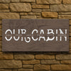 Our Cabin Personalized Stretched Canvas - Large