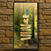 Forest Path Personalized Framed Canvas