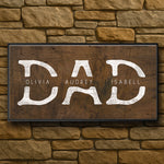 Lodge Dad Personalized Framed Canvas