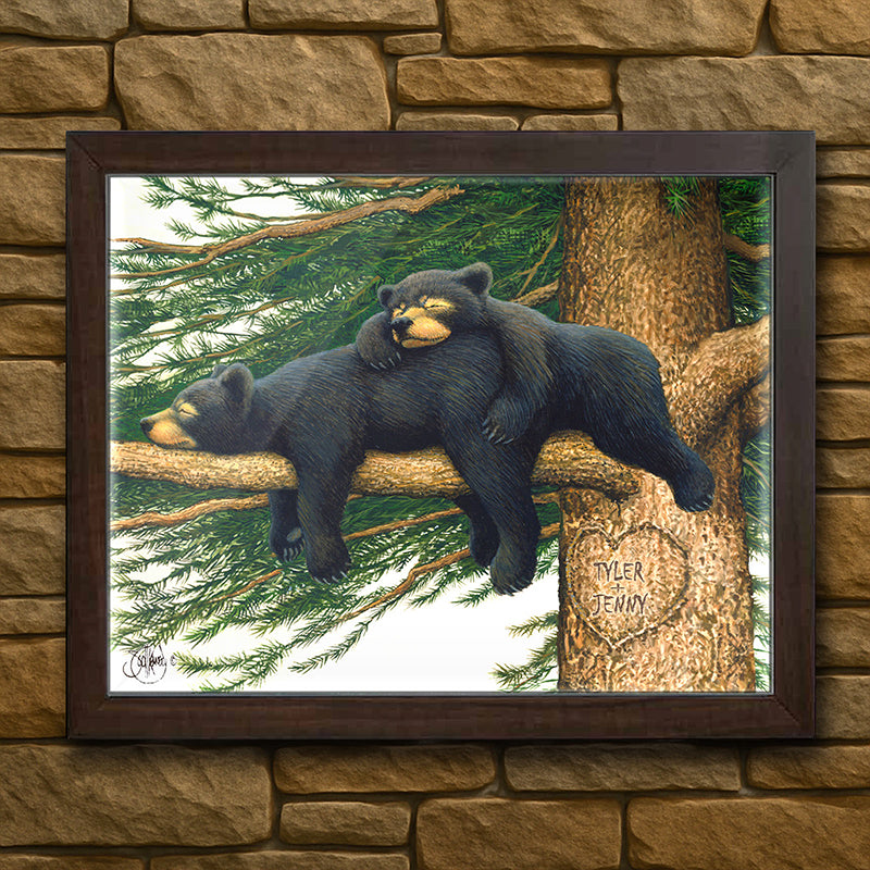 Loving Bears Personalized Framed Print
