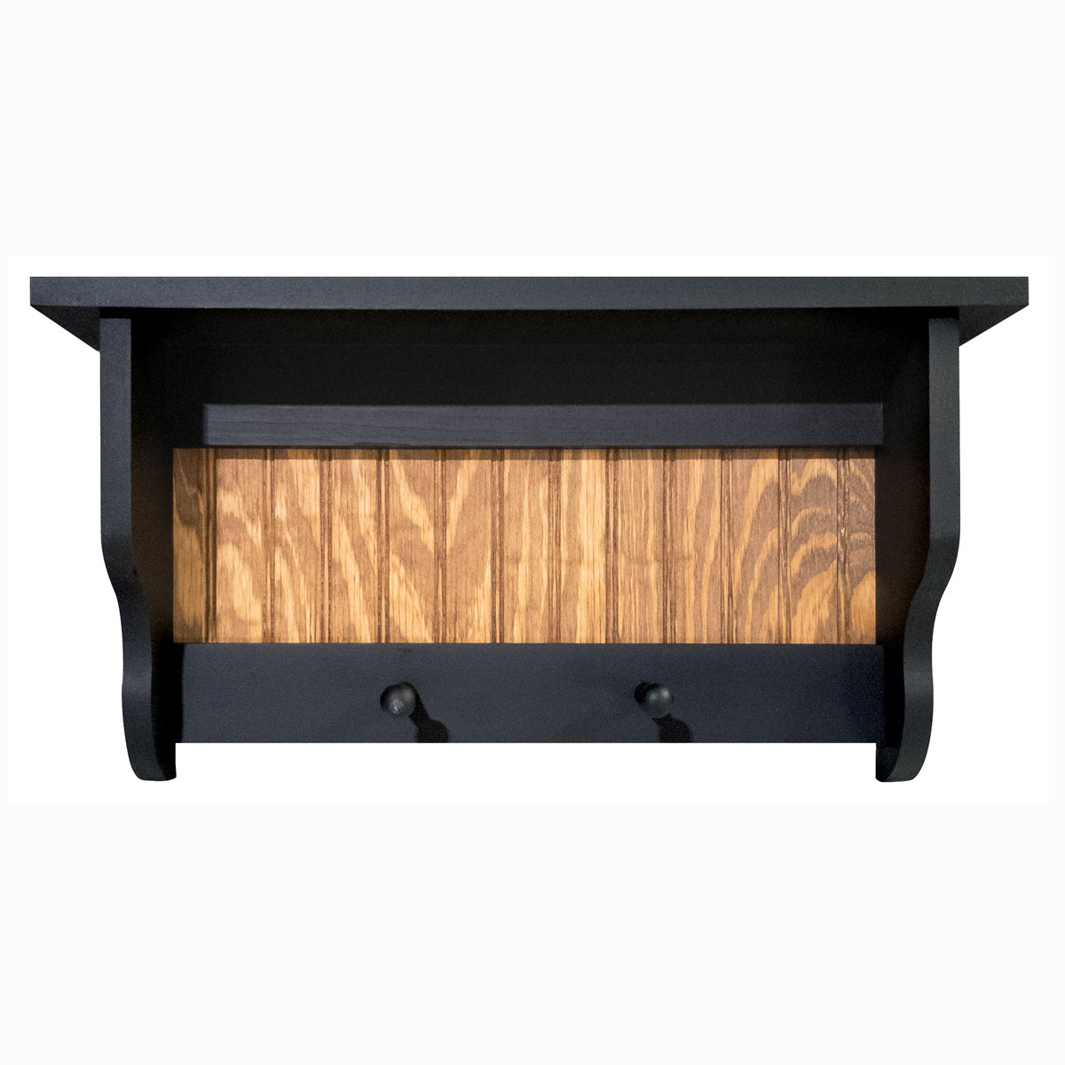 Boone Wall Shelf with Pegs