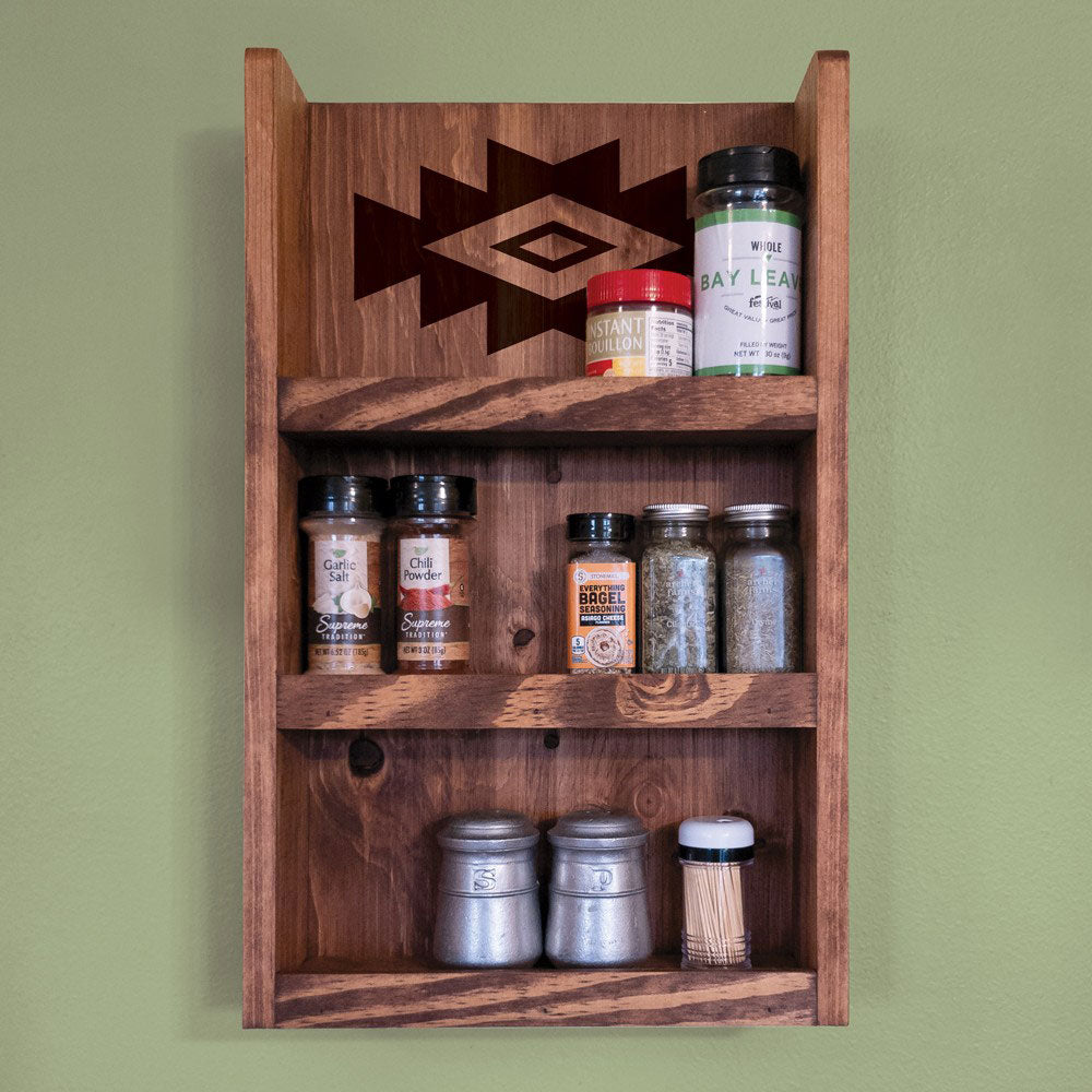 Rustic Spice Rack