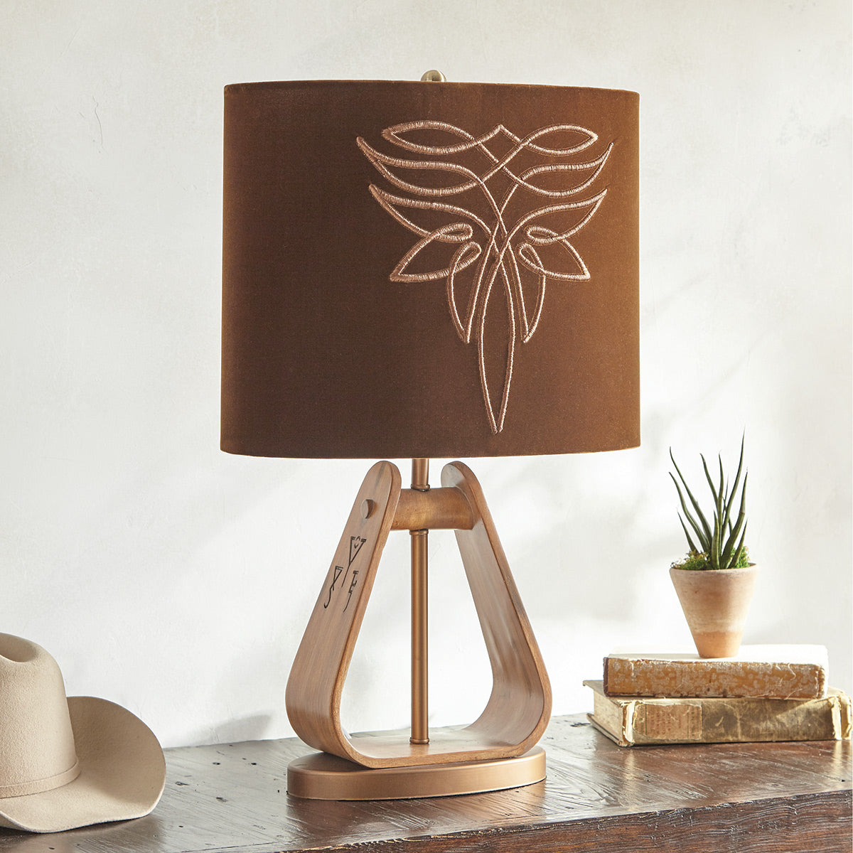 Western Stirrup Table Lamp - OUT OF STOCK UNTIL 12/13/2026