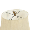 Antler Table Lamp with Custom Fabric Shade