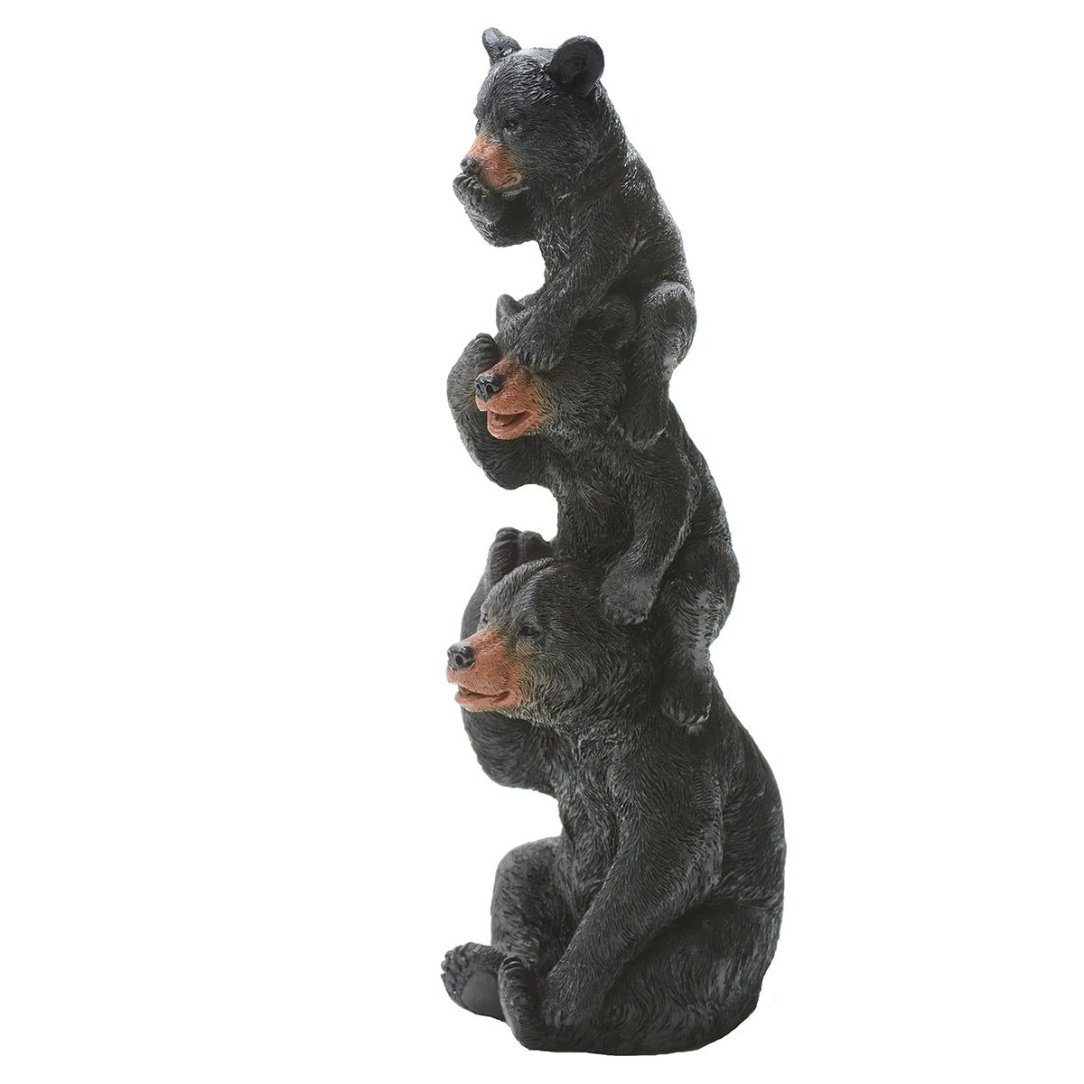 Bear Stack Tower Black Bear Stack Sculpture- SALE | Black Forest Decor
