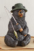 Riverbank Fishing Bear Sculpture