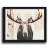Personalized Aspen Moose Framed Canvas - Large