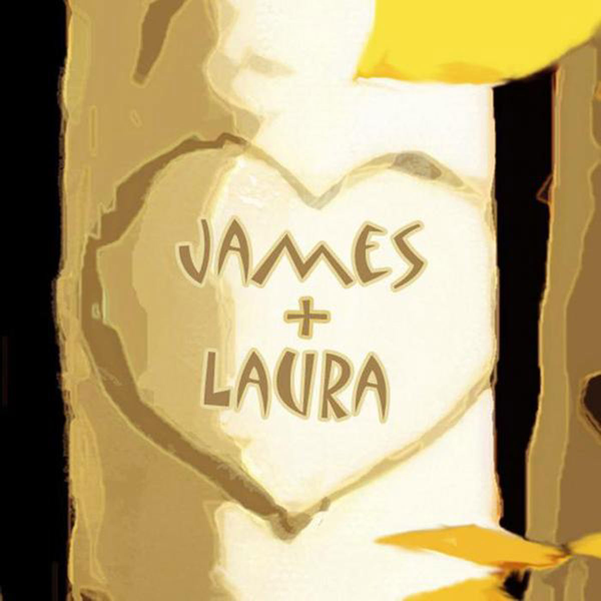 Sunny Aspens Personalized Block Mount - 10 x 26