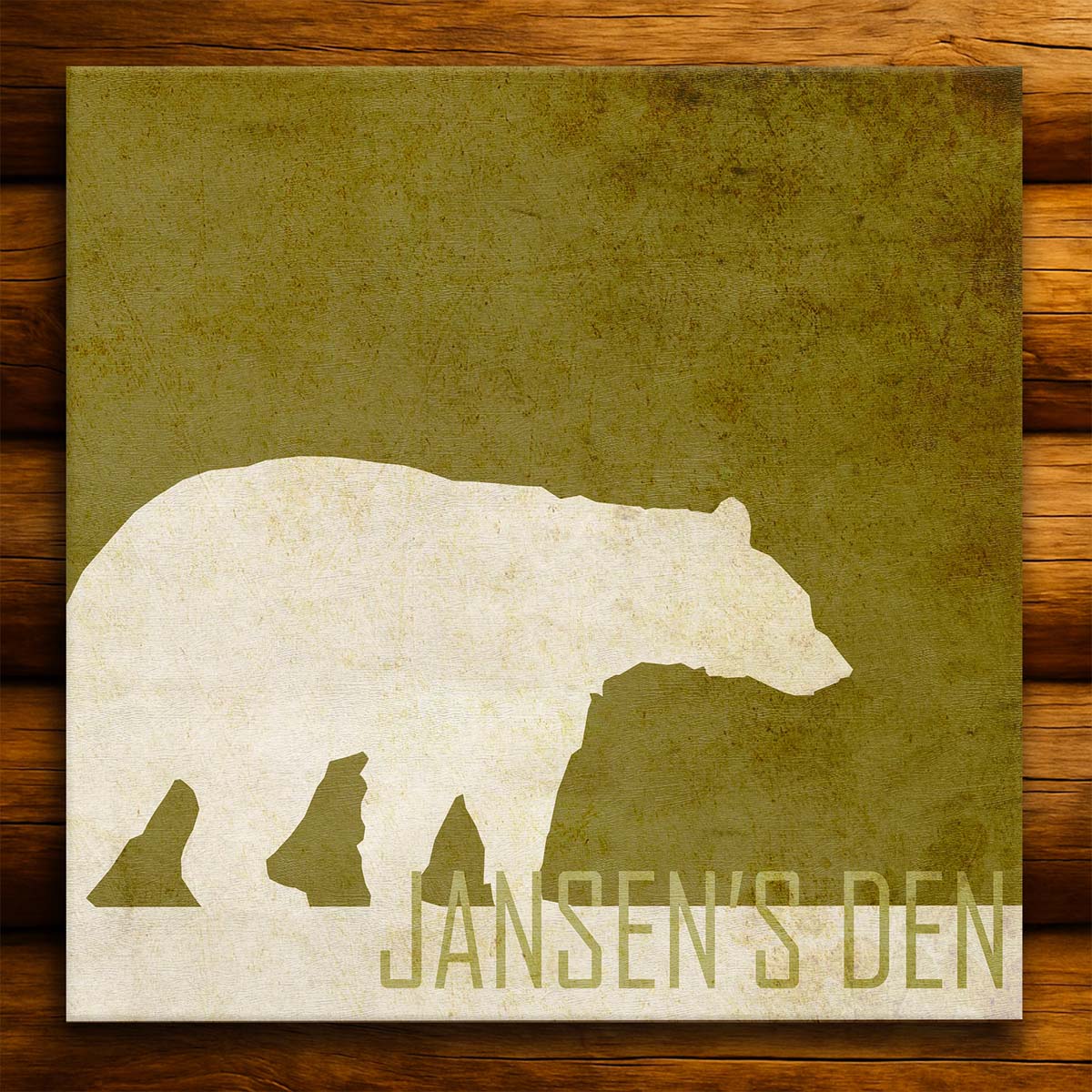 Forest Shadows Personalized Stretched Canvas