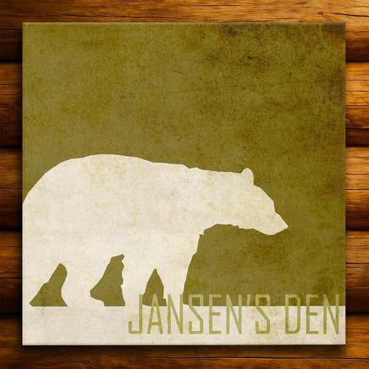 Forest Shadows Personalized Stretched Canvas
