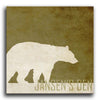 Forest Shadows Personalized Stretched Canvas