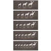 Personalized Moose Family Block Mount - 26 x 10